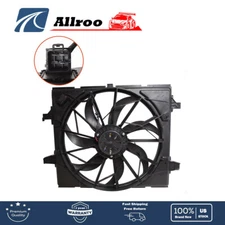 Radiator Condenser Cooling Fan Fit For Jeep Grand Cherokee Dodge Durango 2012-15