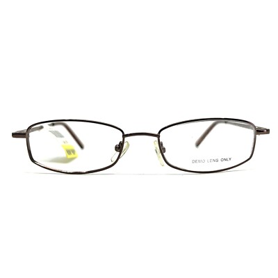 WM1017 BR Eyeglasses Frames brown Rectangular Full Rim 50-18-135