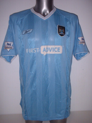 Manchester City Anelka XL Shirt Jersey 2003 Football Soccer Reebok