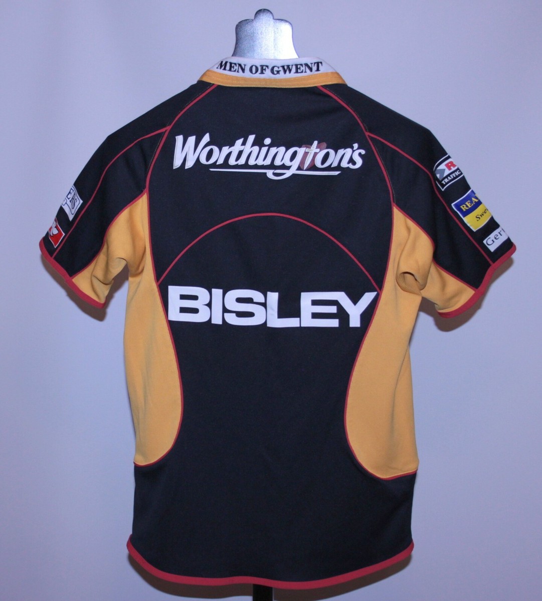 Newport Gwent Dragons rugby shirt jersey Canterbury Size S