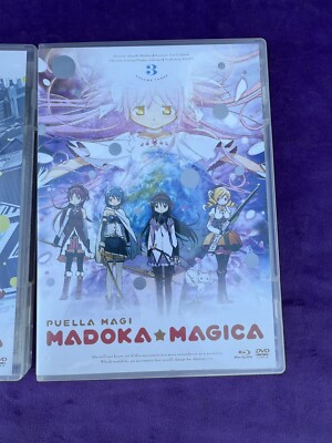 Puella Magi Madoka Magica Volume 1-3 Limited Edition Blu-Ray/DVD
