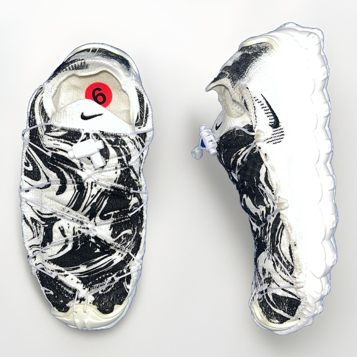 Nike ISPA MindBody Mens 6/Womens 8 FlyKnit Shoes Summit White/Black DH7546-10