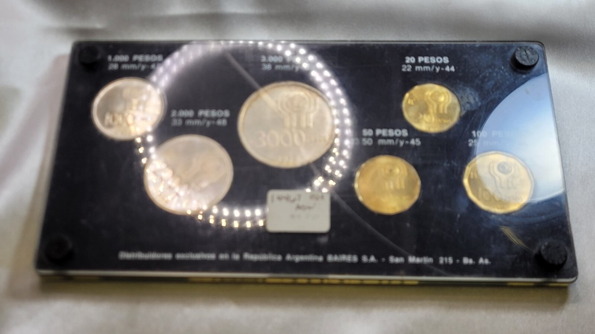 1978 Argentina FIFA World Cup Soccer Silver Coin Set | eBay