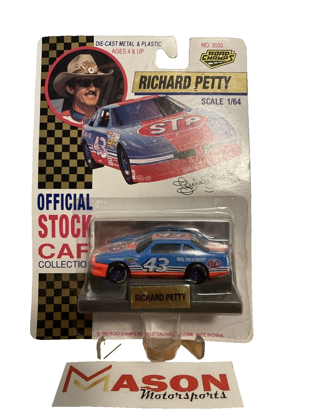 Multi-Color Richard Petty Diecast Sport & Touring Cars 1:64 Scale