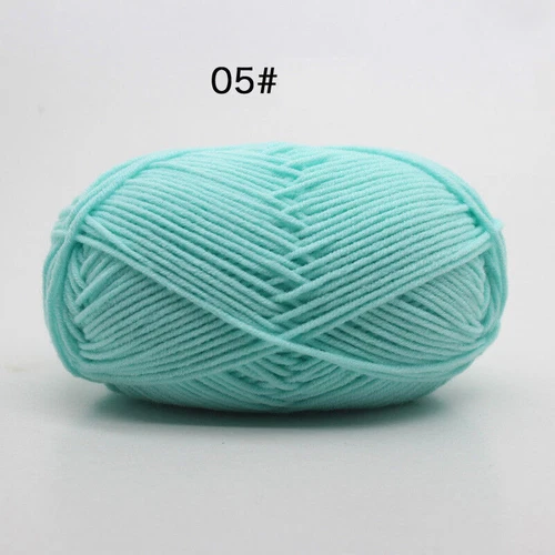 62 Colors Milk Cotton Skeins Hand Knitting Wool Baby Crochet Chunky Yarn 50g - Picture 17 of 87