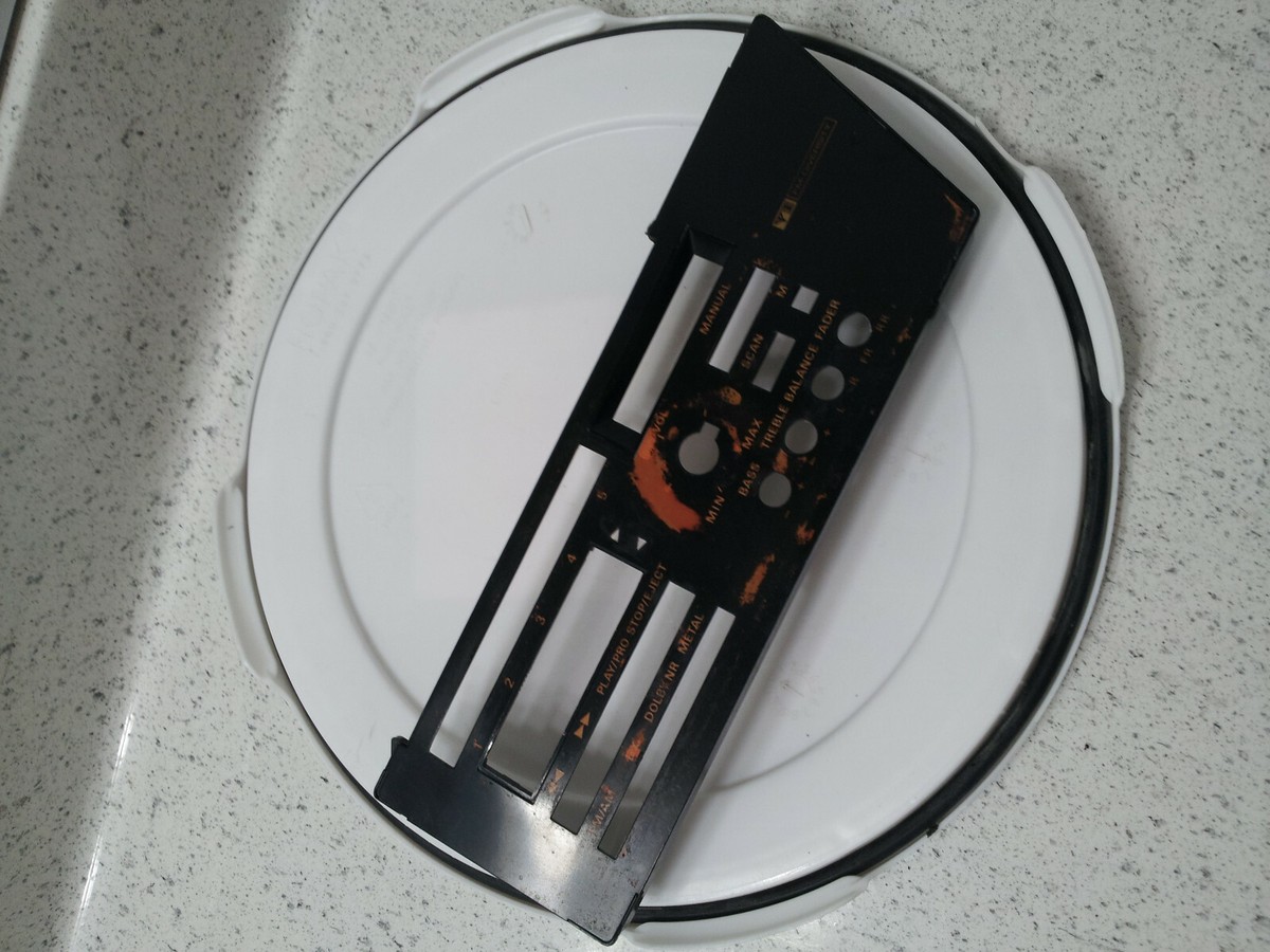 山頭火さま専用 87-89 NISSAN 300 ZX RADIO FACE PLATE - BLACK FOR BASE RADIO