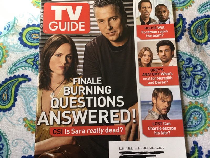 William Petersen-Tv guide- Finales burning questions answered- 2007
