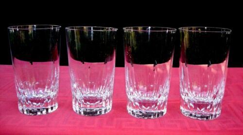 BACCARAT SPEAR CUT ELBE 4 FLAT TUMBLER GLASSES 4 VERRES GOBELET CRISTAL TAILLÉ A - Bild 1 von 6