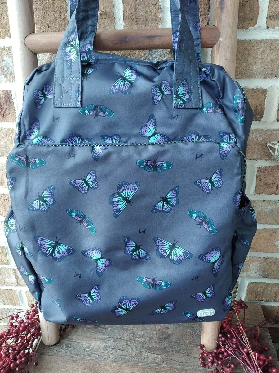 Lug Packable Tote Bag Ranger XL Butterfly Grey NEW!