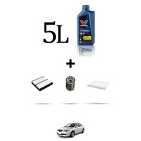 Hoffcar Wartungsset 3 Filter Und 5L ÖL FüR Mazda 6 (Gh) 2.0 108KW Ab 2008