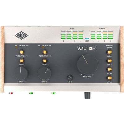 UNIVERSAL AUDIO VOLT 476 4-in/4-out USB-C/MIDI Tube Emulation Audio Interface