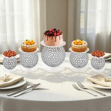 Acrylic Dessert Food Decorative Stands, Catering Dessert Table Risers