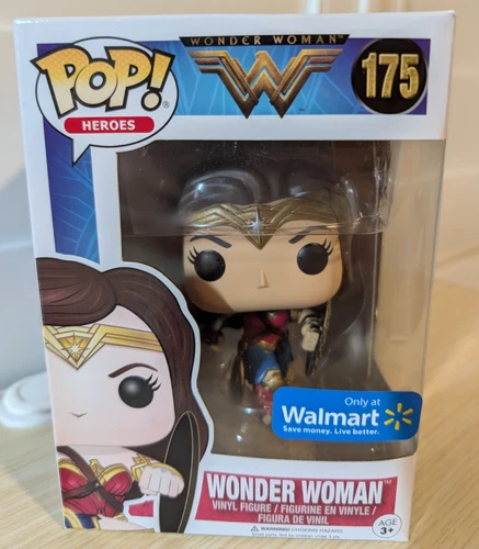 Funko Pop Heroes! Vinyl: DC Wonder Woman (w/ Shield) # 175 - Walmart exclusive