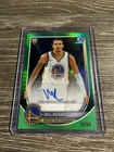 Topps 2025-26 Chrome Will Richard Warriors Auto Green Refractor #33/99