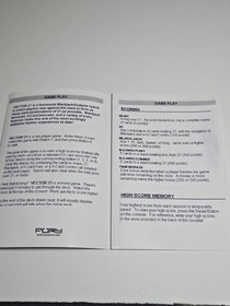 Vector 21 Vectrex Complete Game with Custom Box and Overlay