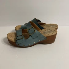 KORK-EASE Women's Saffron Wedge Studded Size 7 M EUC
