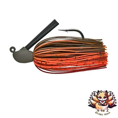 NEU Keitech Wolfram Gummi Jig Modell 4 Heavy Duty Jig 1oz #511 Green Pumpkin
