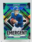 2025 Panini Prizm #6 Jaxson Dart Emergent Green RC New York Giants