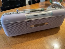 Sharp QT-50 Cassette Player Radio Lavender 1980s Stranger Things 