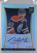 2013-14 Panini Select Rookie Auto Silver Prizm /99 Mark Arcobello #220 Auto 0f2