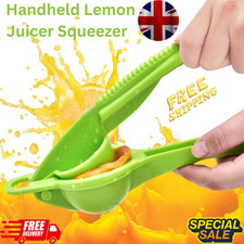 Manual Lemon Squeezer Heavy Duty plastic Press Hand Lime Citrus Juicer Green