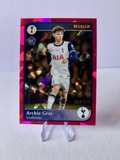 TOPPS Merlin 2025 Archie Gray Rookie /125 Pink Cracked Ice Tottenham Hotspur #65