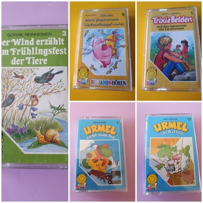Trixie Belden URMEL Kleine Gespenst   etc Kassette Hörspiel   Schneider TON