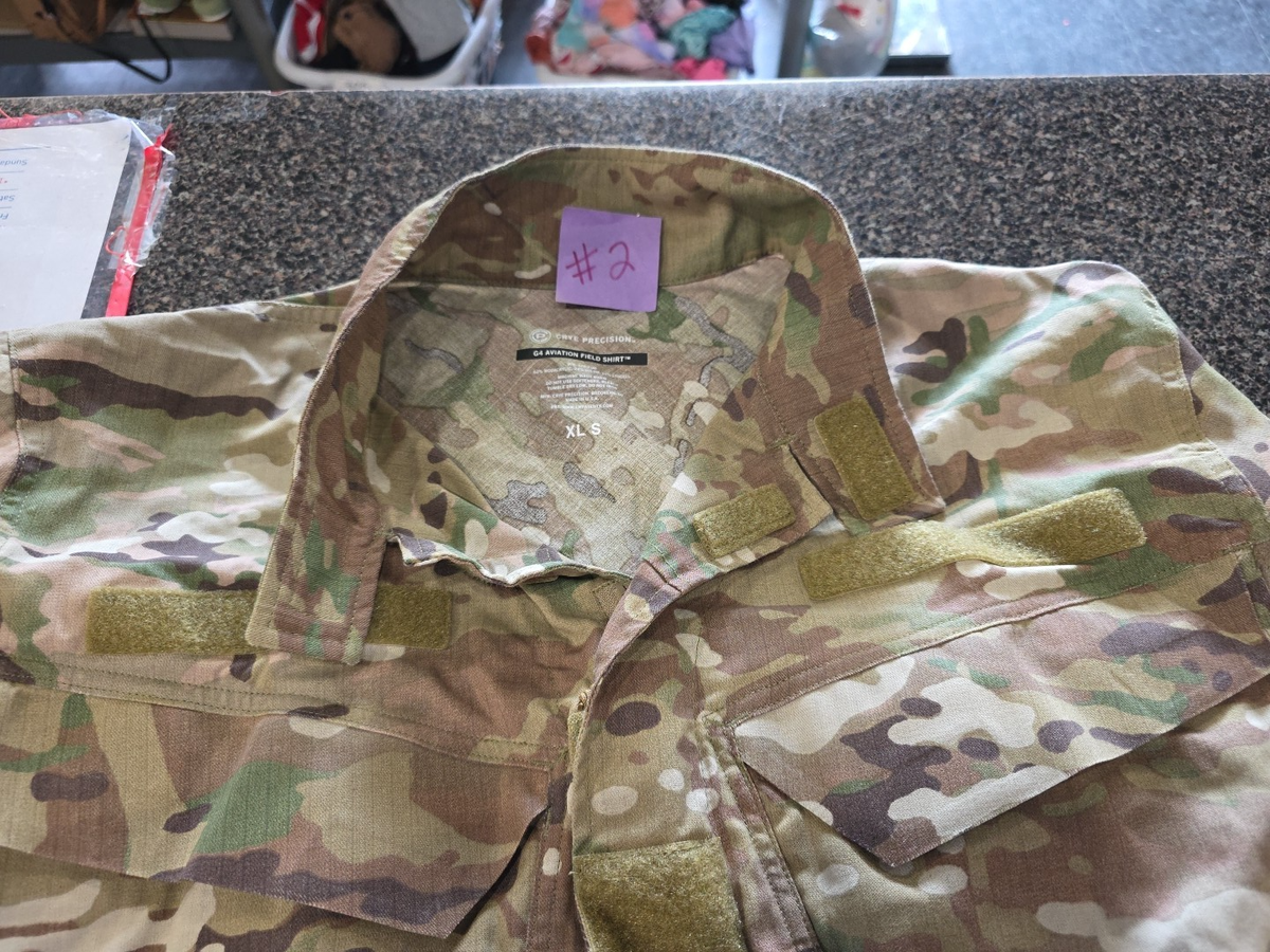 Crye Precision G4 Aviation Field Shirt, SzXL-S, Multicam, EUC, 2