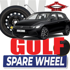 Notrad-Set VW Golf 17" 5-Loch 5 1 Wagenheber Schlüssel Tasche DOT2025