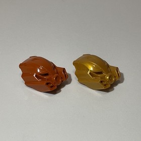 LEGO Bionicle Mask of Stone 19082 Dark Orange & Pearl Gold Pohatu 70785