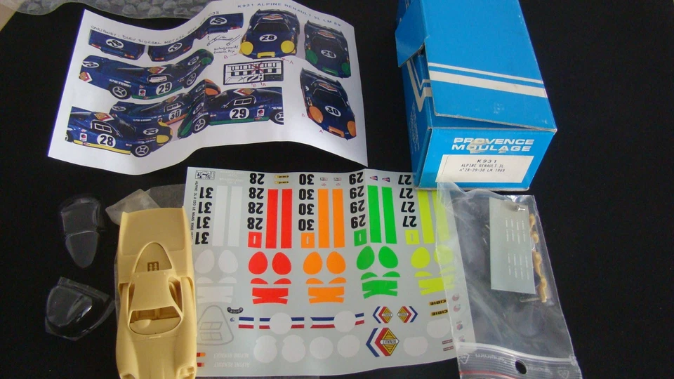 Kit 1/43 Provence Moulage Alpine Renault 3L N°28-29-30 LM 1969 - Photo 2/4