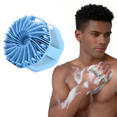 Silicone Exfoliating Brush Body Scrubber for Shower Skin Care