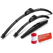 3Pcs 26'' &15''&10''Windshield Wiper Blades for Mazda CX-50 23-24 Sport Utility