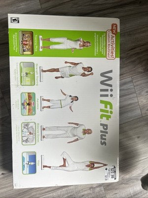 Wii Fit Plus Board & Game   Used in Open Box   Nintendo Wii Compatible