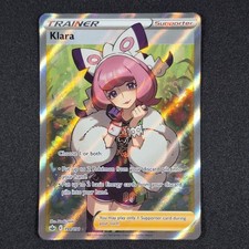 Pokemon TCG Sword and Shield Chilling Reign Klara 194/198 Full Art Trainer NM on eBay