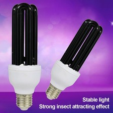 40W E27 110V/220V Blacklight Low Energy 365NM Light Bulb Screw Ultraviolet Lamp