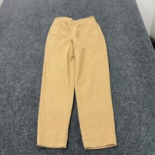 Everlane Pants Womens S Tan Recycled Wool Tapered Elastic Waist Minimalist