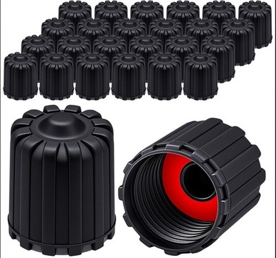 30PCS TPMS Tire Valve Stem Caps, Plastic Wheel Tire Valve Stem, with O-Ring R...