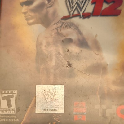 THQ WWE '12 Sony PlayStation 3 Wrestling Manual Multiplayer NTSC Teen 2011