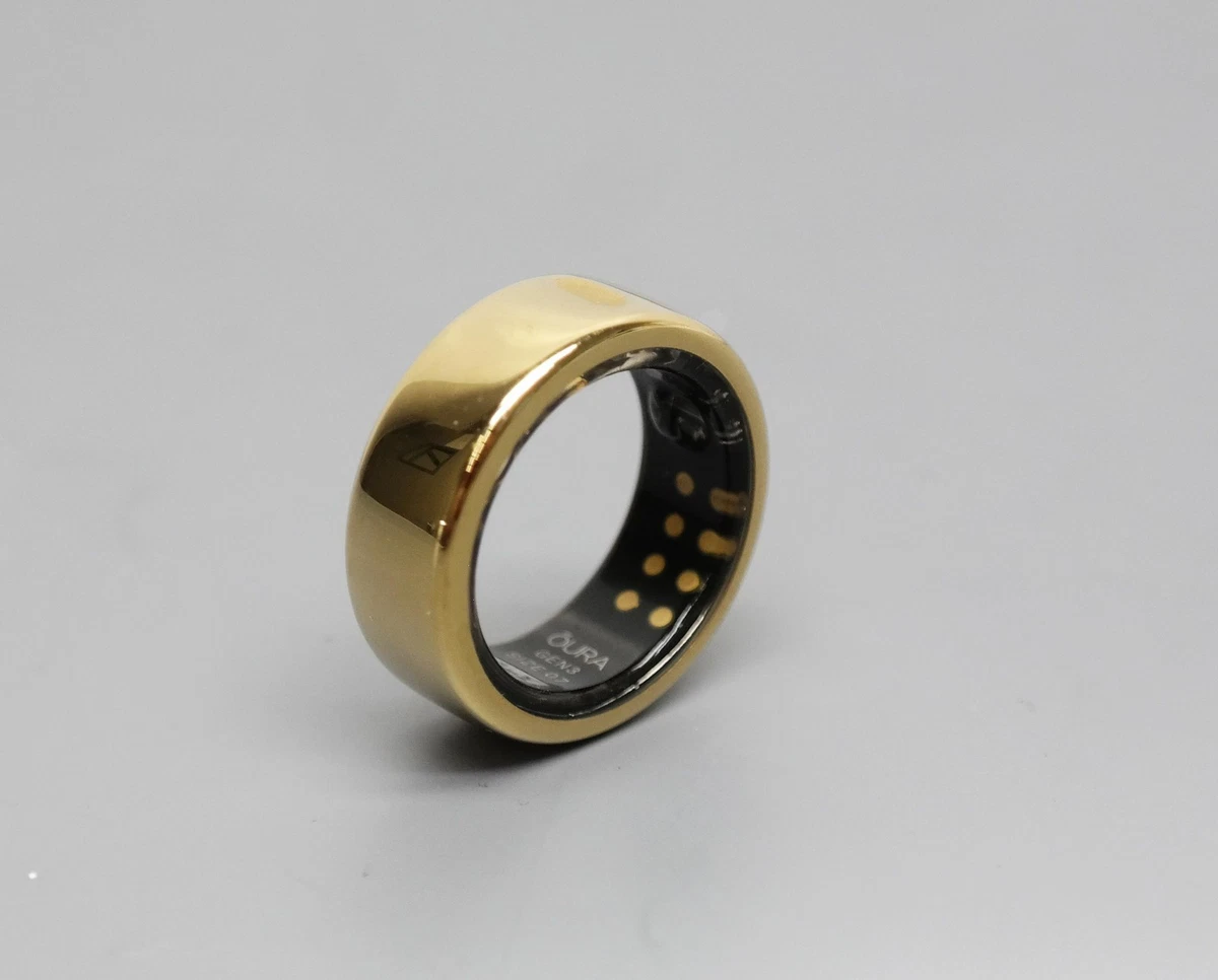Oura Ring Gen3 Horizon Smart Ring – Größe 7 – Gold NEU Aktivitätstracker
