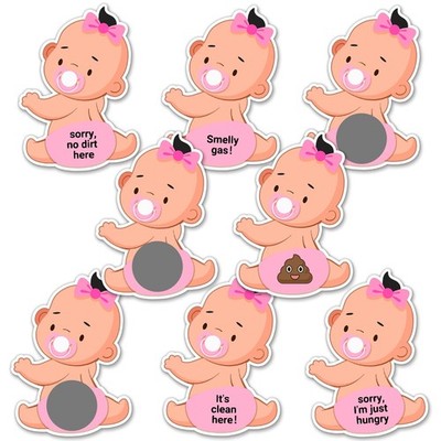 Baby Shower Games, Scratch Off Game, Silly Activity for Ice Breakers, Door Pr...