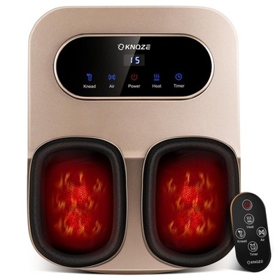 Foot Massager with Heat and Remote, Shiatsu Deep Kneading Feet Massager for P...