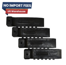 Set of 4 WreckMaster Black Vehicle Skates Interlocking Tow Loading Skates
