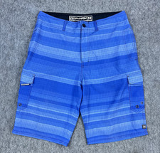 Ocean Current Men's Board Shorts Hybrid Blue Swim Trunks Surfing Beach Size 32