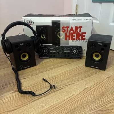 Hercules DJ Control Starlight Starter Kit - ALL parts included - Barely Used 