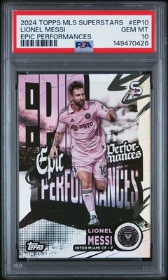 2024 Topps MLS Superstars Epic Performances Lionel Messi #EP-10 