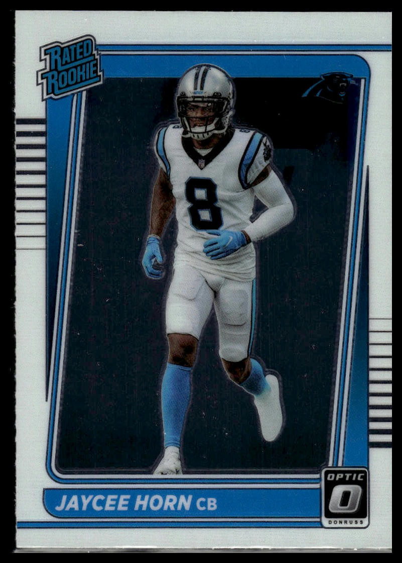 2021 Donruss Optic #243 Jaycee Horn Rated Rookie Football Card
