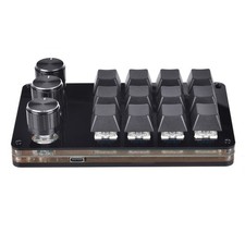 12 Key Macro Programmable Keyboard Mini Mechanical Gaming Macro Keyboard 3 Knob