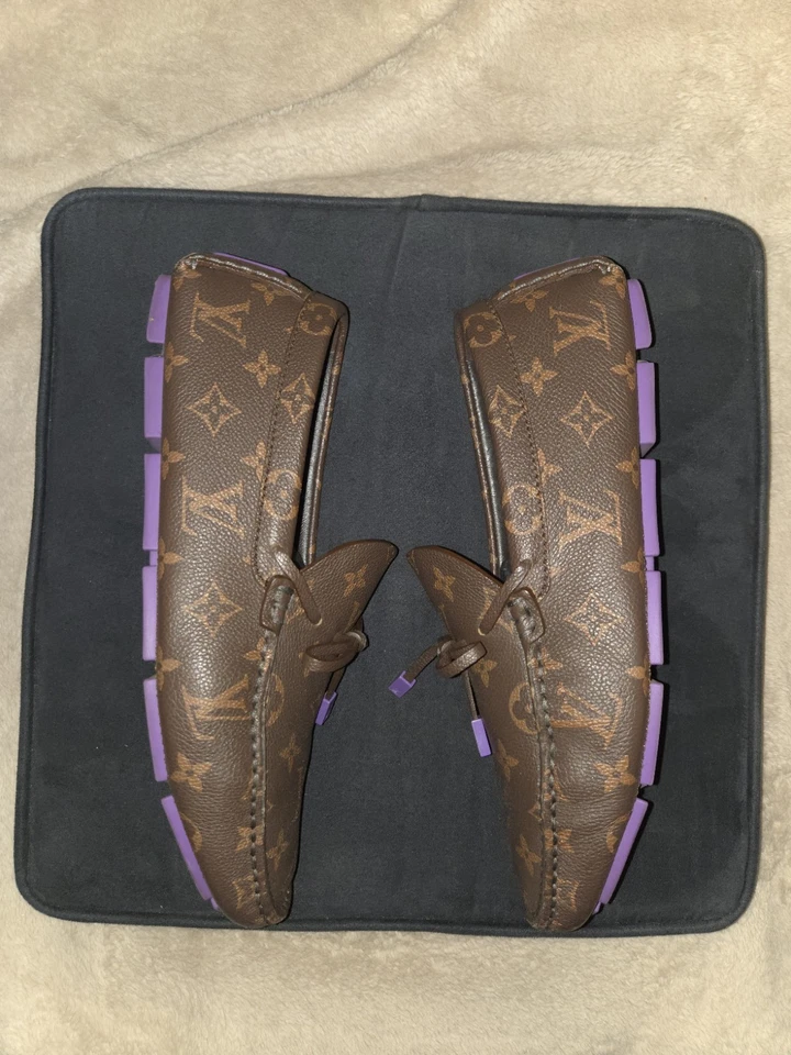 Louis Vuitton LV Driver Moccasin – Virgil Abloh Purple Edition - Image 2 of 4