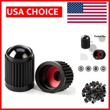 Universal Fit Tire Valve Caps - 15pc Set With Anti-slip Grip Airtight Seal